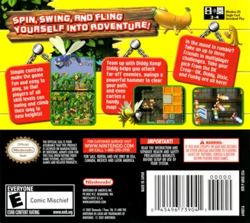 DK - Jungle Climber (USA) (Demo) (Kiosk) box cover back